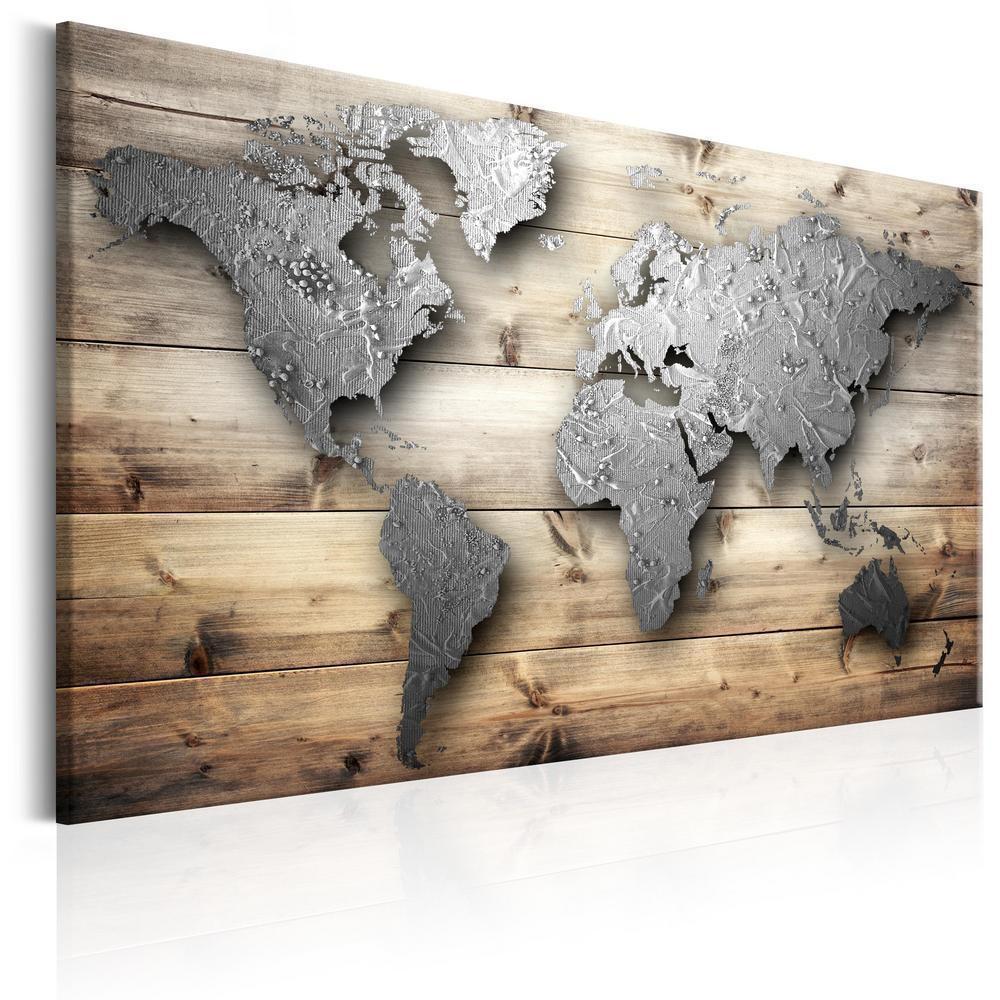 Canvas Print - Silver World