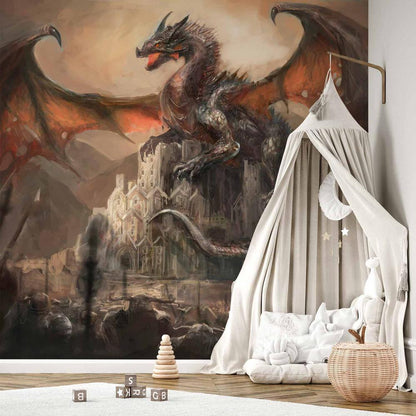 Wall Mural - Dragon castle