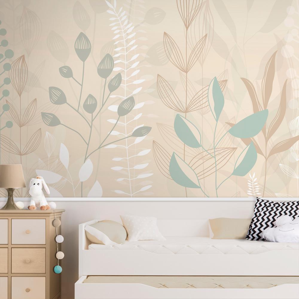 Wall Mural - Pastel and Beige Glade