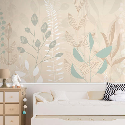 Wall Mural - Pastel and Beige Glade