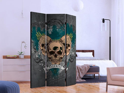Decorative partition-Room Divider - Darkness II-Folding Screen Wall Panel by ArtfulPrivacy