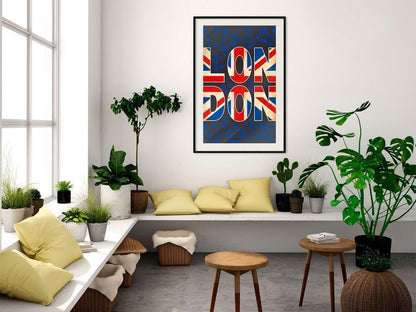 Wall Art Framed - London-artwork for wall with acrylic glass protection