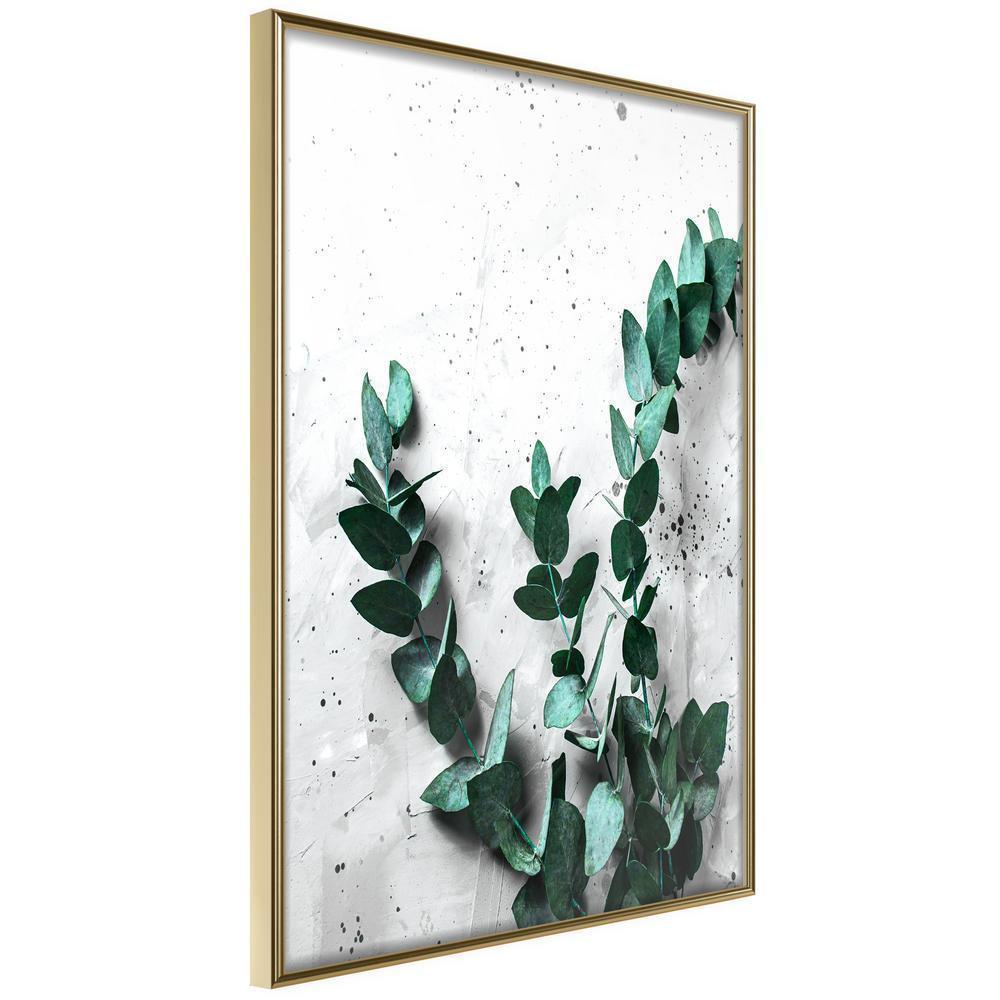 Botanical Wall Art - Green Element-artwork for wall with acrylic glass protection