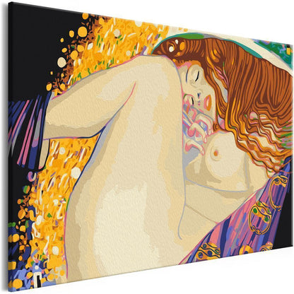 Start learning Painting - Paint By Numbers Kit - Gustav Klimt: Danae - new hobby