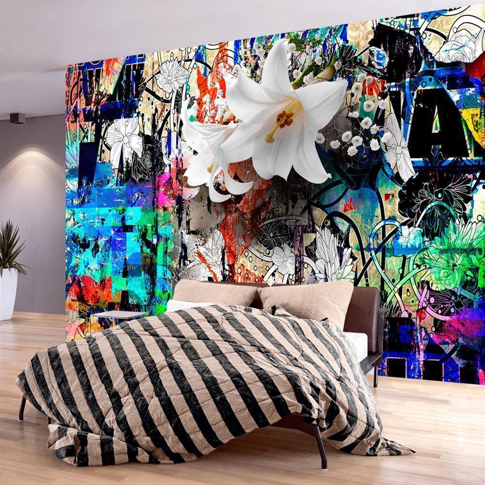 Wall Mural - Urban Lily-Wall Murals-ArtfulPrivacy