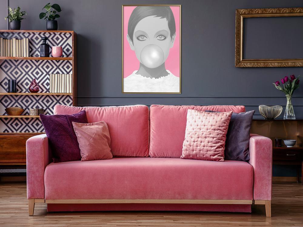 Wall Decor Portrait - Twiggy-artwork for wall with acrylic glass protection