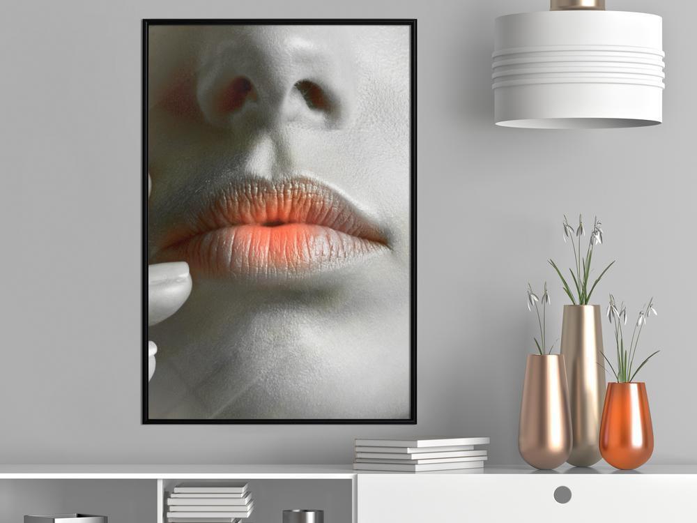 Wall Decor Portrait - Ombre Lips-artwork for wall with acrylic glass protection