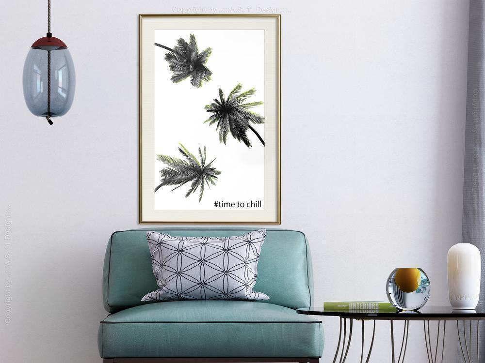 Botanical Wall Art - Holidays in the South-artwork for wall with acrylic glass protection