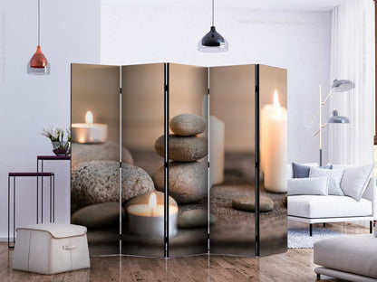 Decorative partition-Room Divider - Rest II-Folding Screen Wall Panel by ArtfulPrivacy