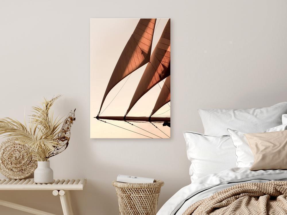 Canvas Print - Sea Wind (1 Part) Vertical-ArtfulPrivacy-Wall Art Collection