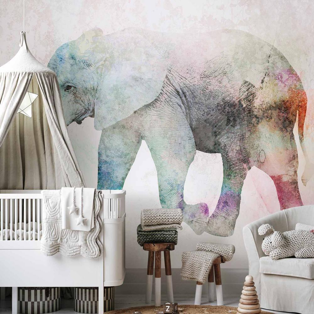 Wall Mural - Painted Elephant