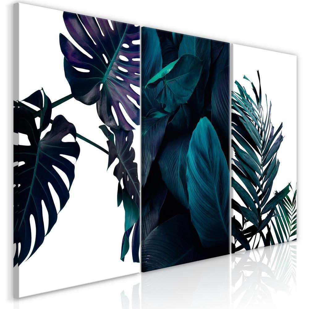 Canvas Print - Cold Leaves (3 Parts)-ArtfulPrivacy-Wall Art Collection
