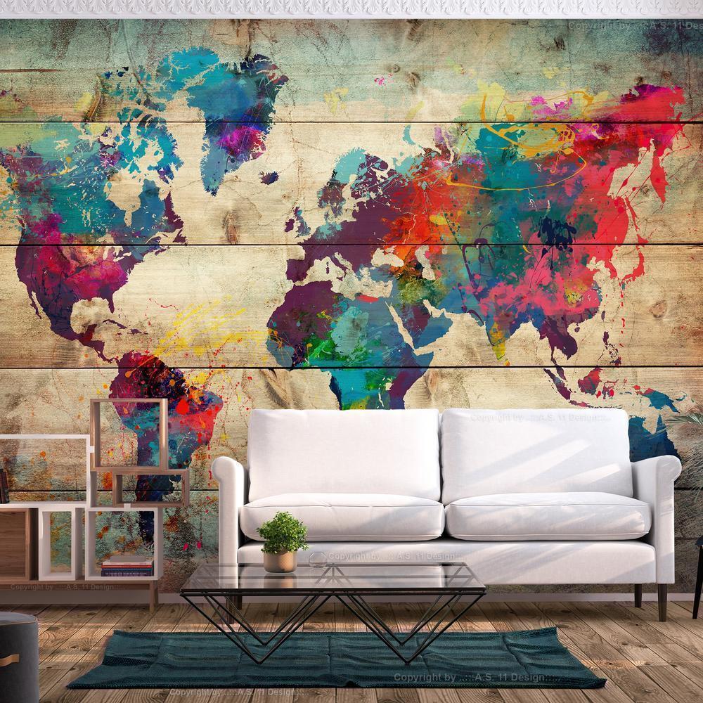 Wall Mural - Multicolored Nature-Wall Murals-ArtfulPrivacy