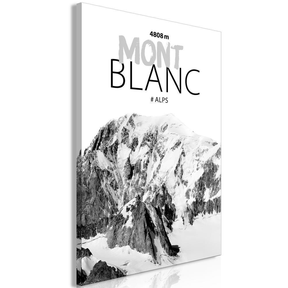 Tableau - Mont Blanc (1 Part) Vertical