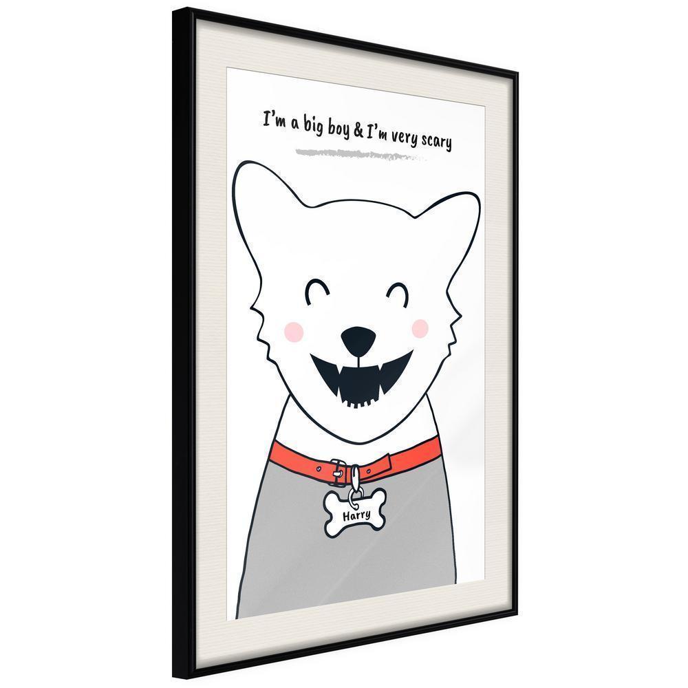 Nursery Room Wall Frame - Pure Happiness-artwork for wall with acrylic glass protection