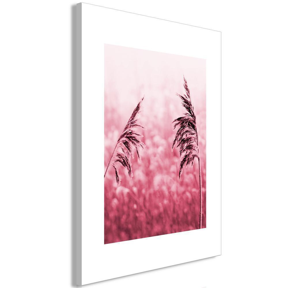 Canvas Print - Ruby Stalk (1 Part) Vertical-ArtfulPrivacy-Wall Art Collection