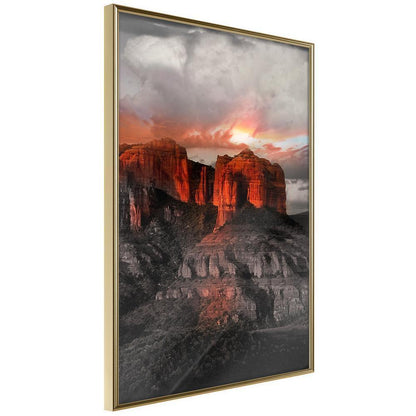 Framed Art - Power of Nature-artwork for wall with acrylic glass protection