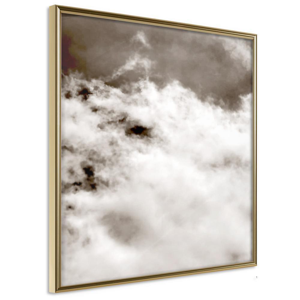 Framed Art - Clouds-artwork for wall with acrylic glass protection