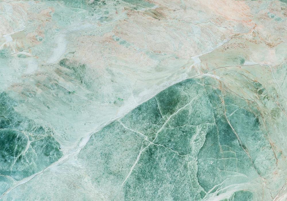 Wall Mural - Turquoise Marble-Wall Murals-ArtfulPrivacy