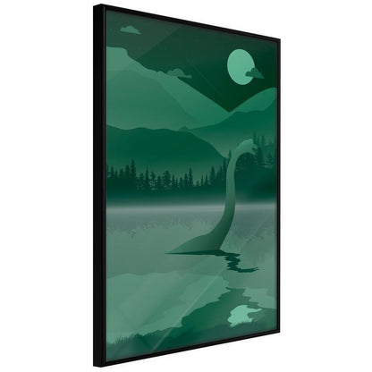 Abstract Poster Frame - Loch Ness [Poster]-artwork for wall with acrylic glass protection