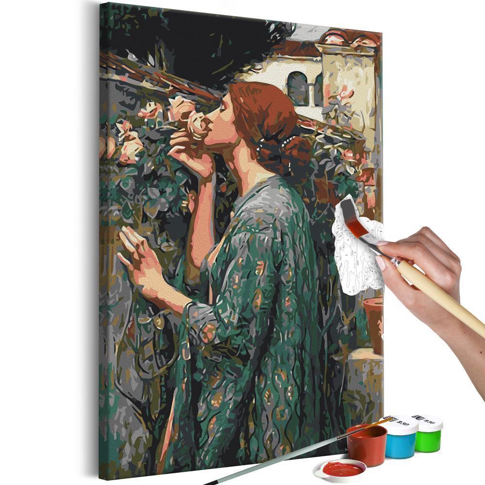 Start learning Painting - Paint By Numbers Kit - John William Waterhouse: The Soul of the Rose - new hobby