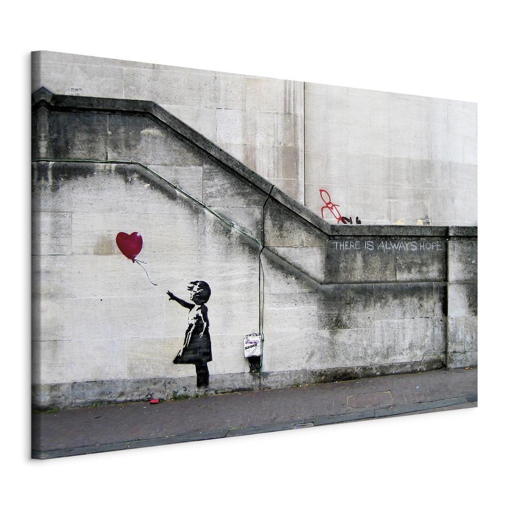 Canvas Print - There is always hope (Banksy)-ArtfulPrivacy-Wall Art Collection
