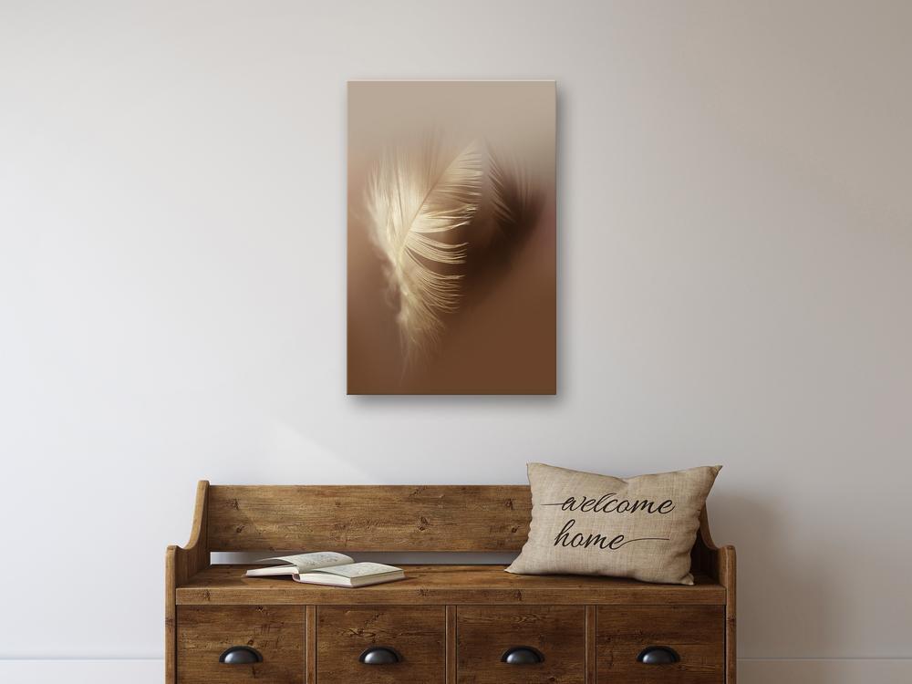 Canvas Print - Autumn Fluff (1 Part) Vertical-ArtfulPrivacy-Wall Art Collection