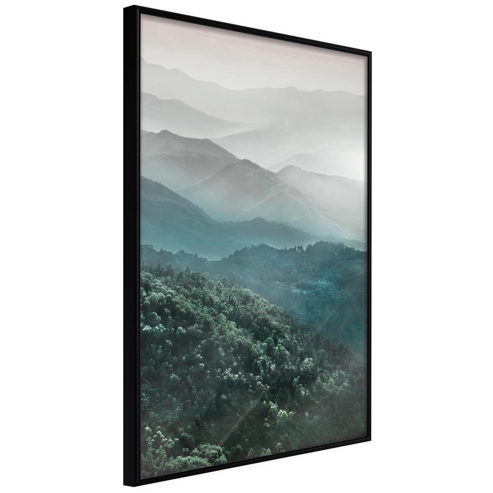 Framed Art - Natural Gradient II-artwork for wall with acrylic glass protection