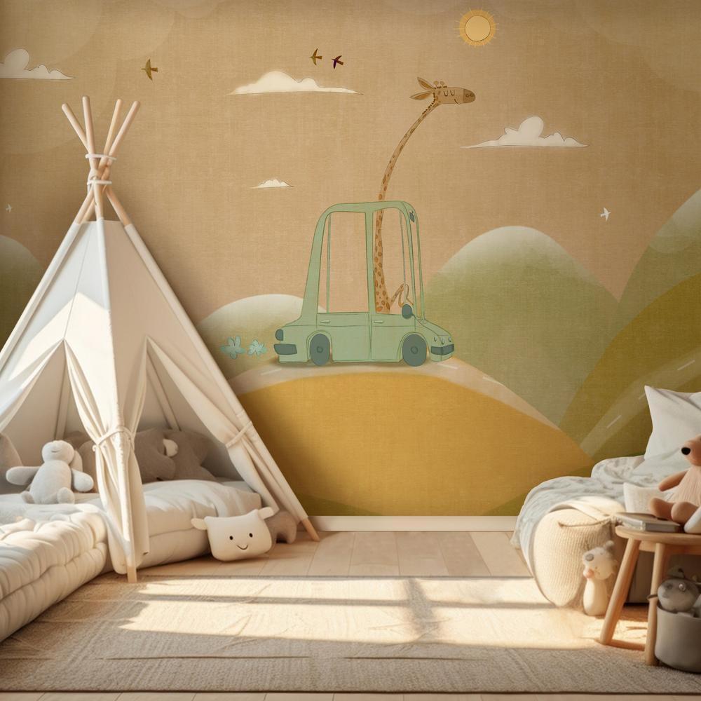 Wall Mural - Traveling Giraffe