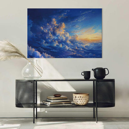 Canvas Print - When the Sky Becomes a Canvas: Artistic Creation of Nature in the Clouds