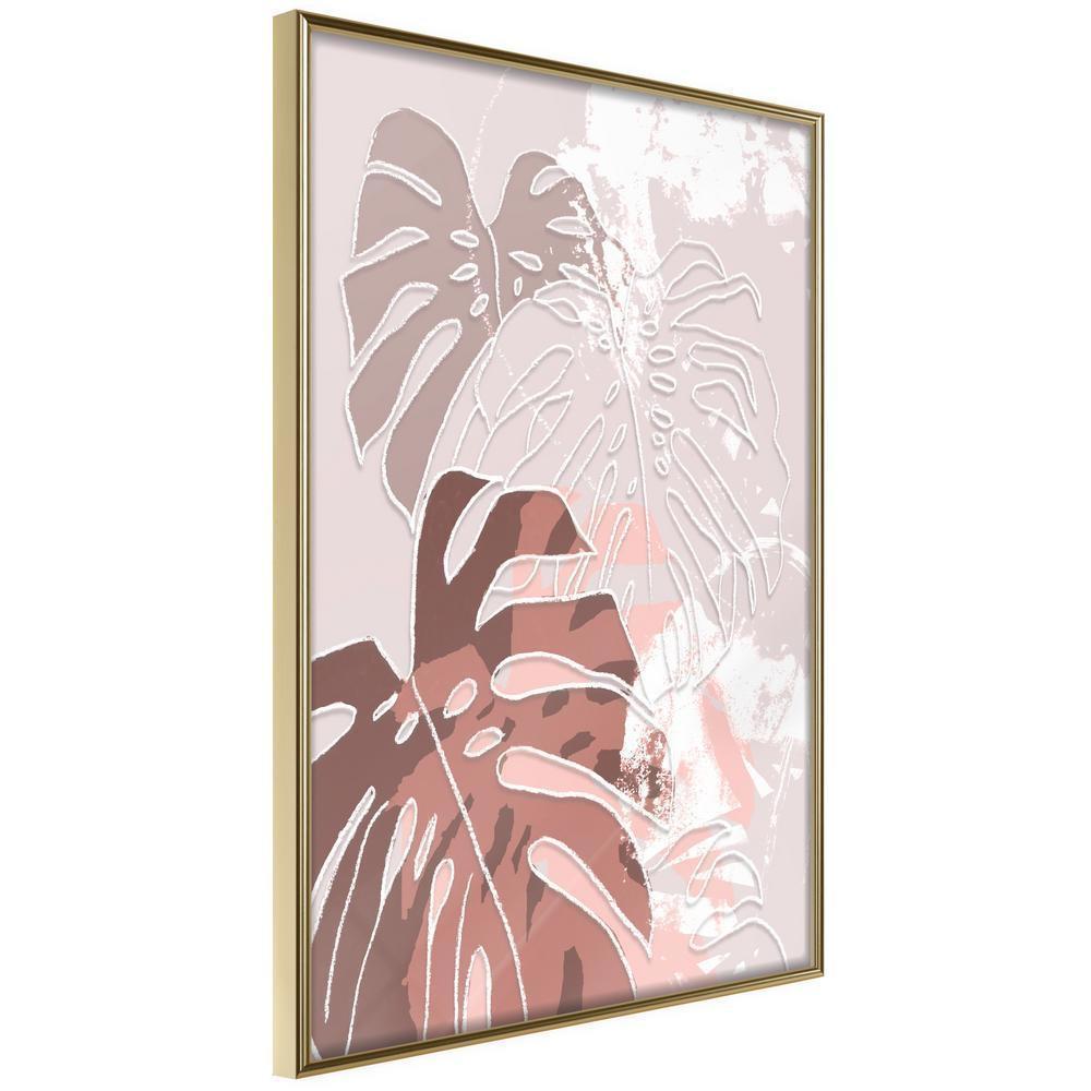 Botanical Wall Art - Monsteras Gathering-artwork for wall with acrylic glass protection