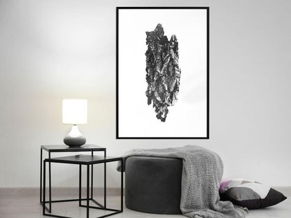 Botanical Wall Art - Texture of a Tree-artwork for wall with acrylic glass protection