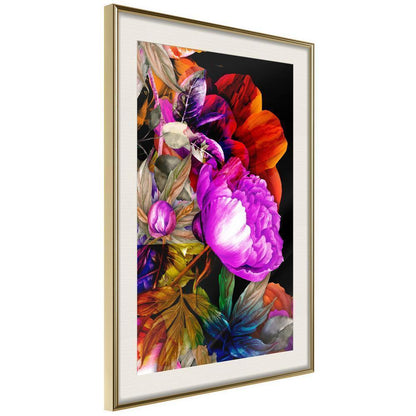 Botanical Wall Art - Flower Sonata-artwork for wall with acrylic glass protection