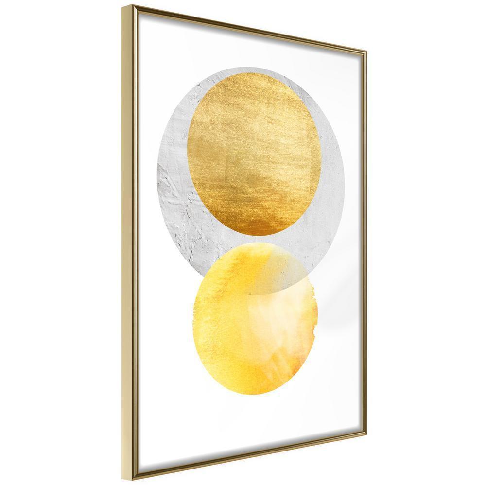 Abstract Poster Frame - Eclipse-artwork for wall with acrylic glass protection