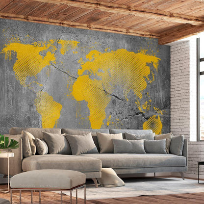 Wall Mural - Painted World-Wall Murals-ArtfulPrivacy