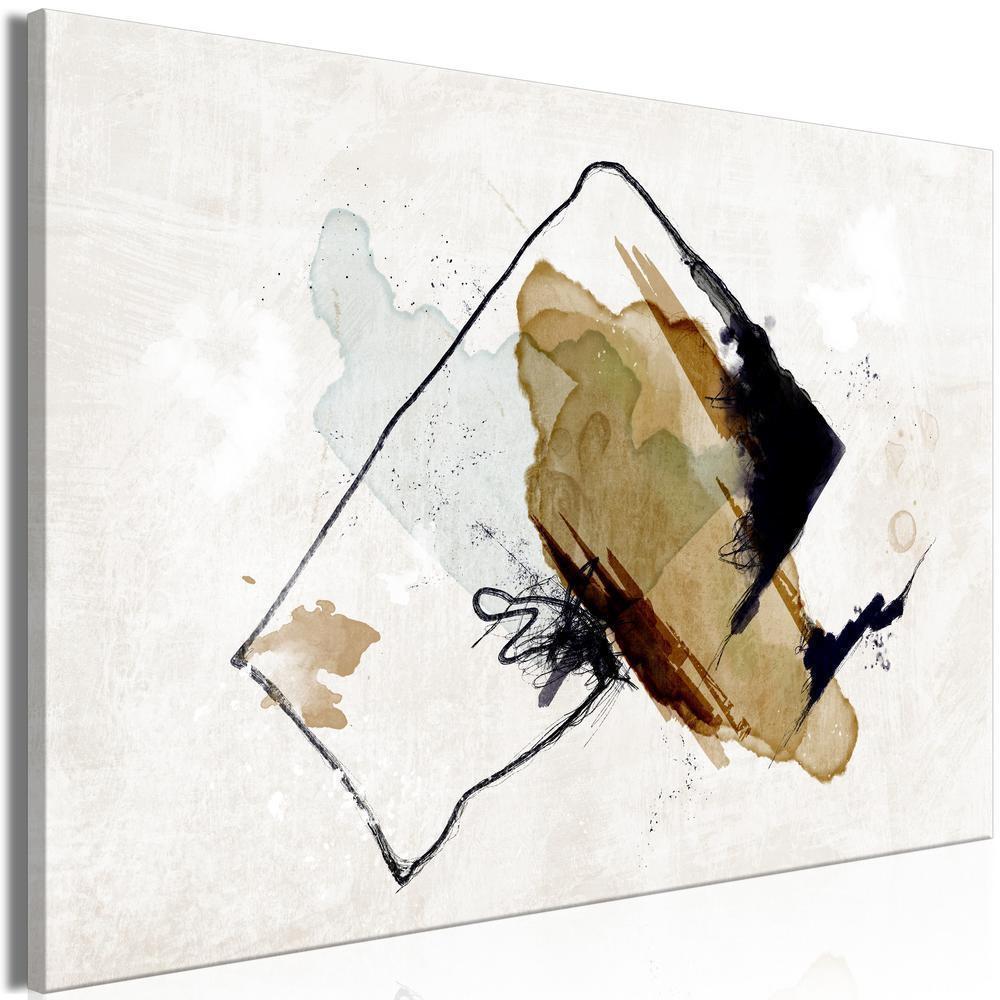 Canvas Print - Composition of Feelings (1 Part) Wide-ArtfulPrivacy-Wall Art Collection