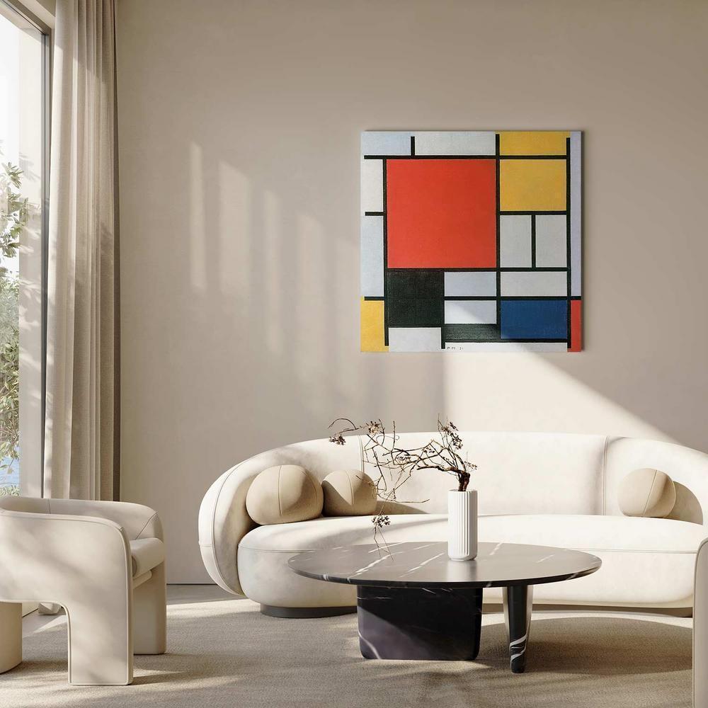 Canvas Print - Composition with red, yellow blue and black (Piet Mondrian)