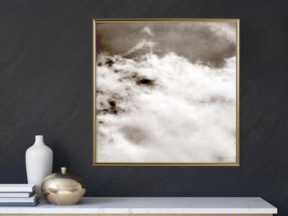 Framed Art - Clouds-artwork for wall with acrylic glass protection