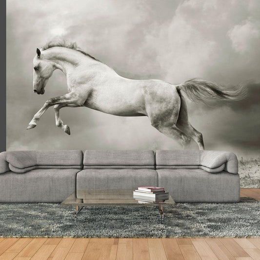 Wall Mural - Wild Stallion-Wall Murals-ArtfulPrivacy