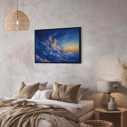 Canvas Print - When the Sky Becomes a Canvas: Artistic Creation of Nature in the Clouds