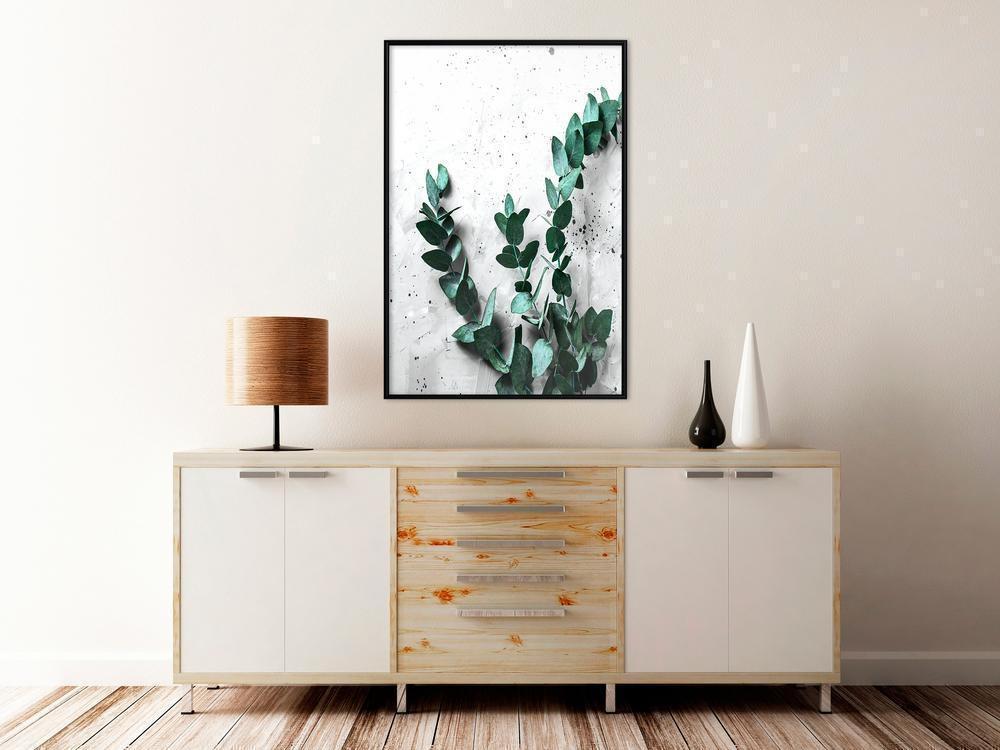 Botanical Wall Art - Green Element-artwork for wall with acrylic glass protection