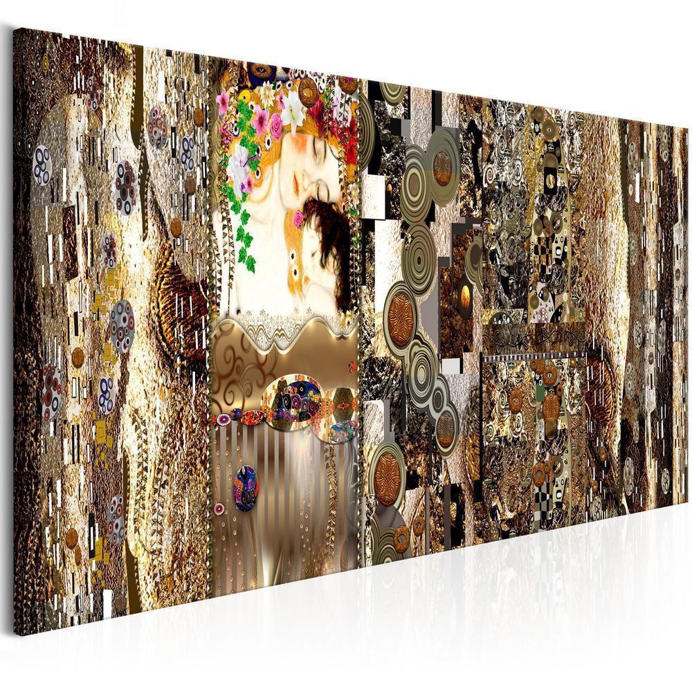 Canvas Print - Mother's Love (1 Part) Gold-ArtfulPrivacy-Wall Art Collection