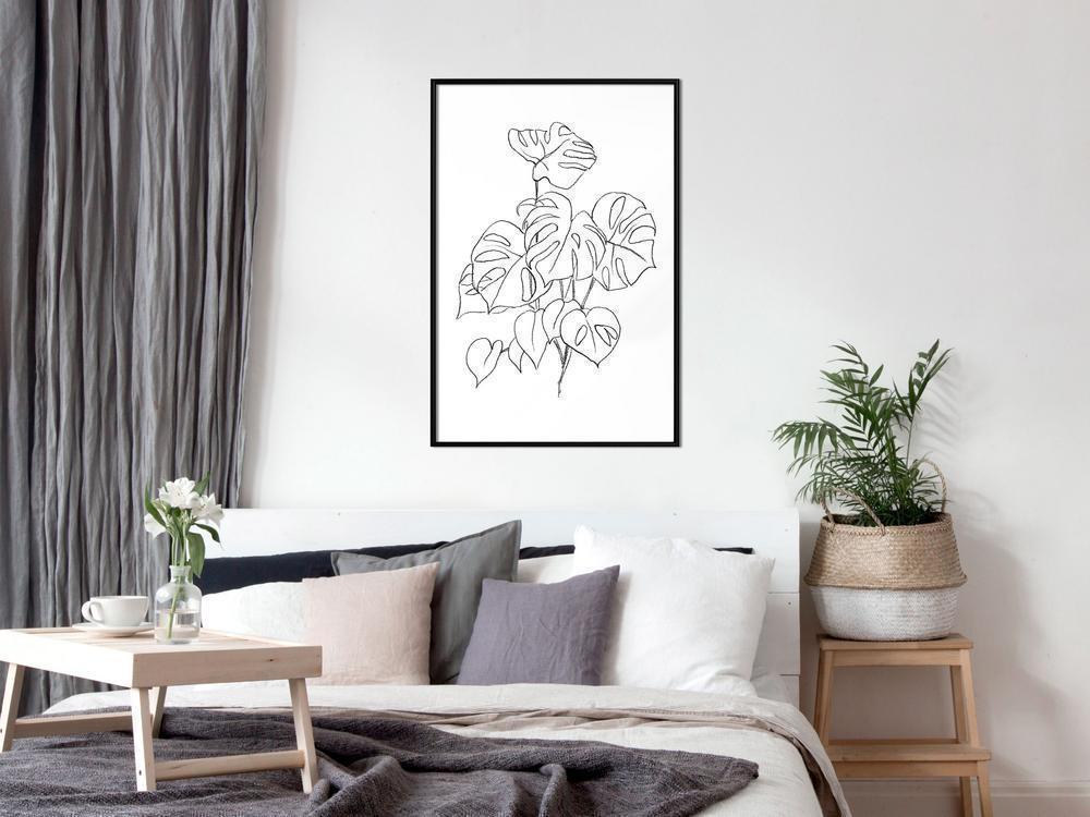 Botanical Wall Art - Bouquet of Leaves-artwork for wall with acrylic glass protection