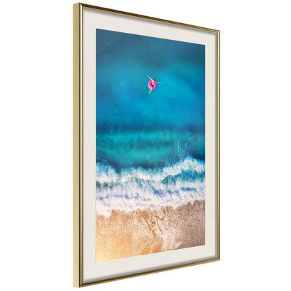 Framed Art - Drifting Away-artwork for wall with acrylic glass protection