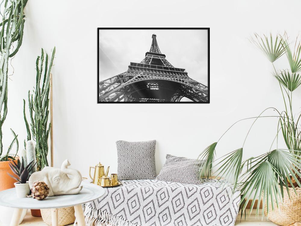 Wall Art Framed - Symbol of Paris-artwork for wall with acrylic glass protection