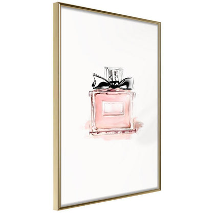 Abstract Poster Frame - Pink Scent-artwork for wall with acrylic glass protection