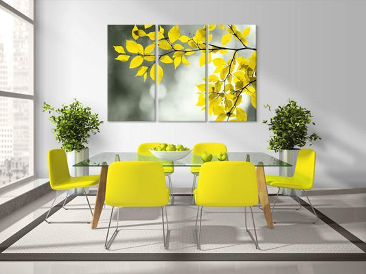 Canvas Print - Gold sprig-ArtfulPrivacy-Wall Art Collection