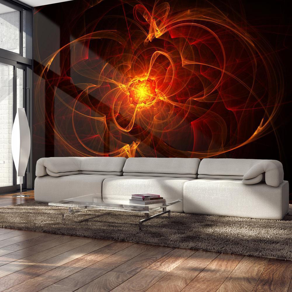 Wall Mural - Abstract fire-Wall Murals-ArtfulPrivacy