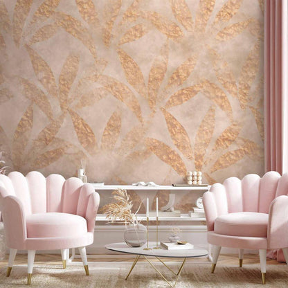 Wall Mural - Leaves and Gold