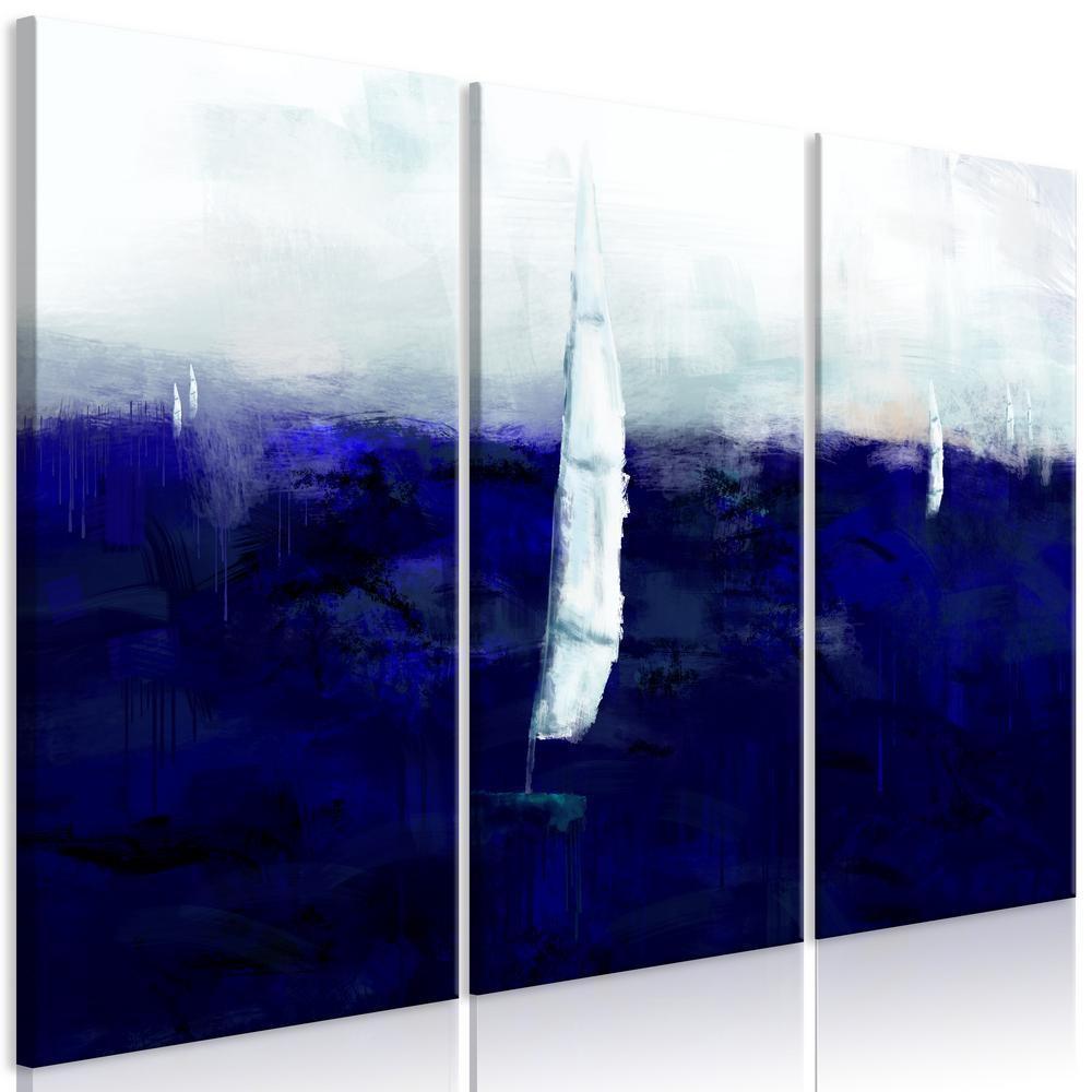 Canvas Print - Maritime Memory (3 Parts)-ArtfulPrivacy-Wall Art Collection